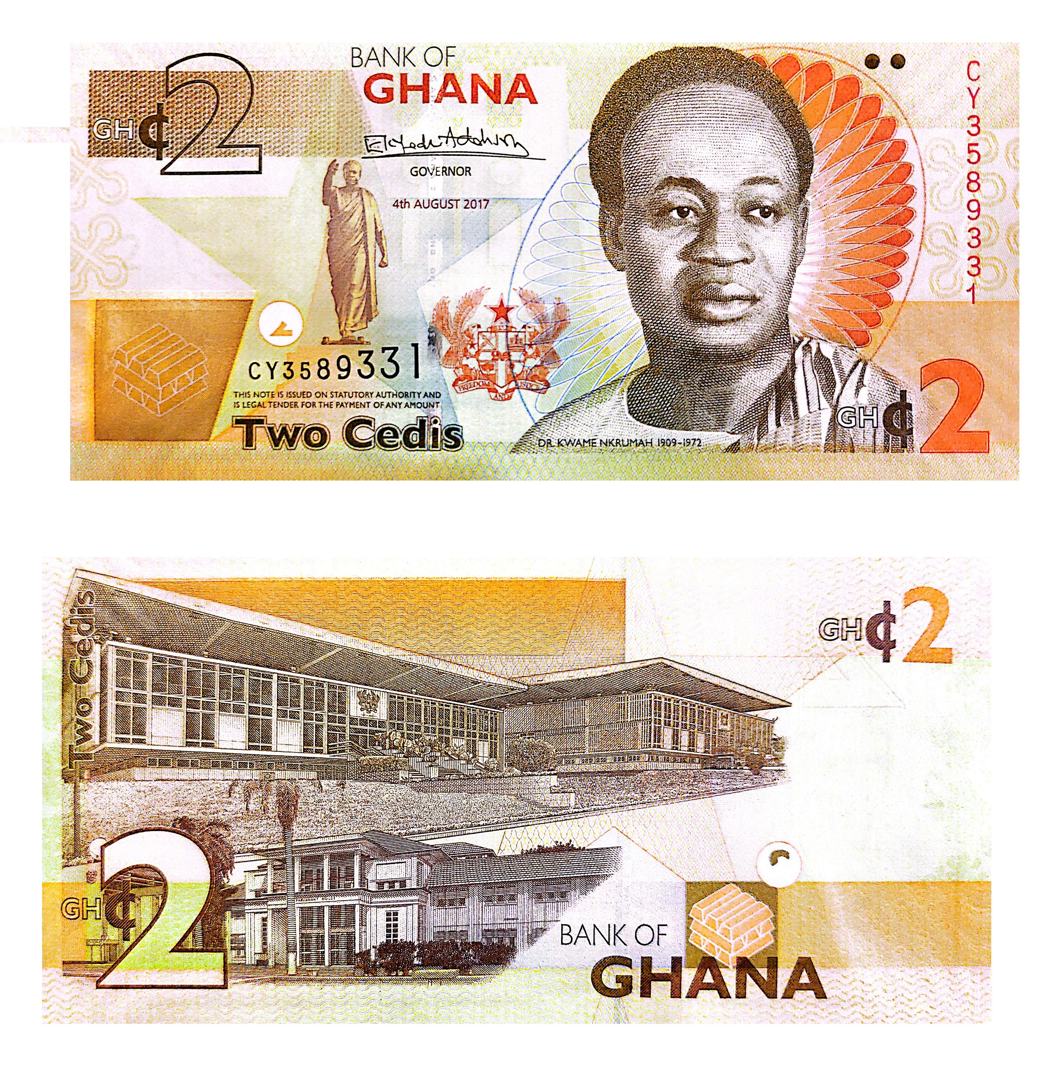 Ghana #37Ae 2 Cedis